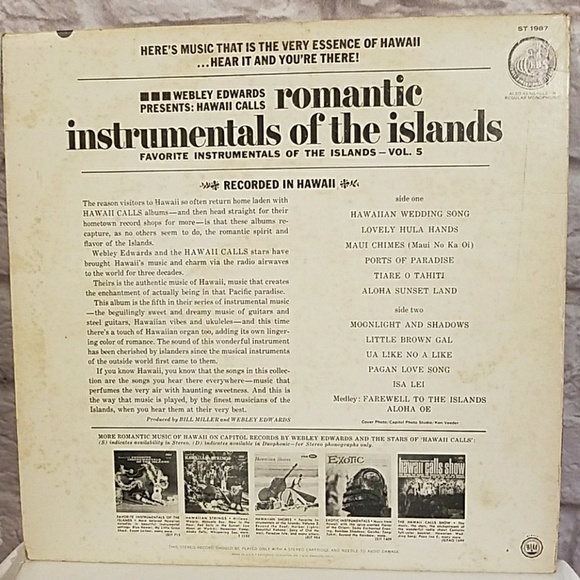 Webley Edwards ‎– Hawaii Calls - Picture 3 of 5